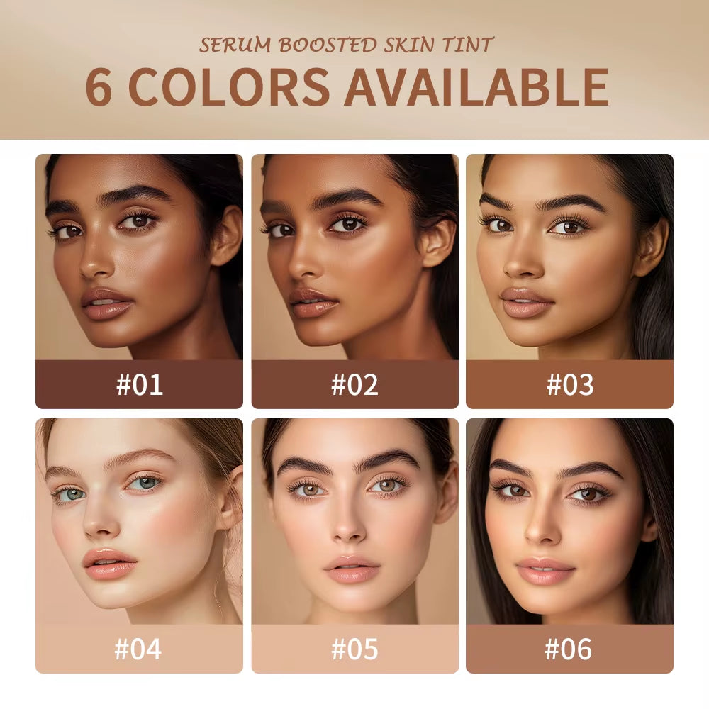 New Balm Serum Boosted Skin Tint Silky Texture Moisturizing Coverage Plumper Even Skin Tone Best Stick Foundation Travel Makeup